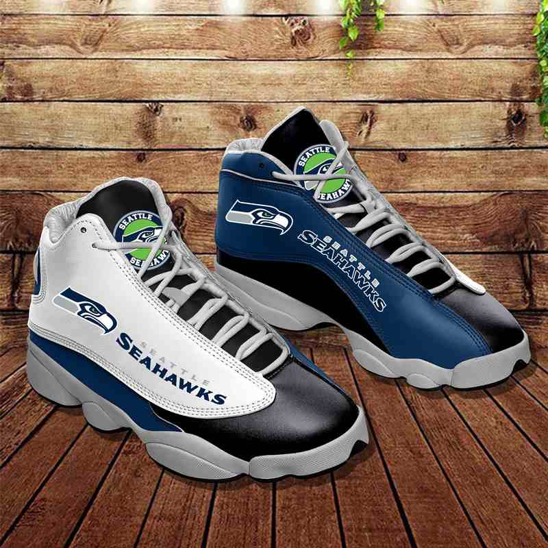 NFL Customized  shoes Seattle Seahawks Limited Edition JD13 Sneakers 004