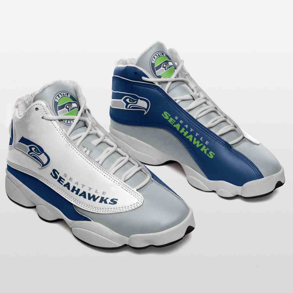 NFL Customized  shoes Seattle Seahawks Limited Edition JD13 Sneakers 002