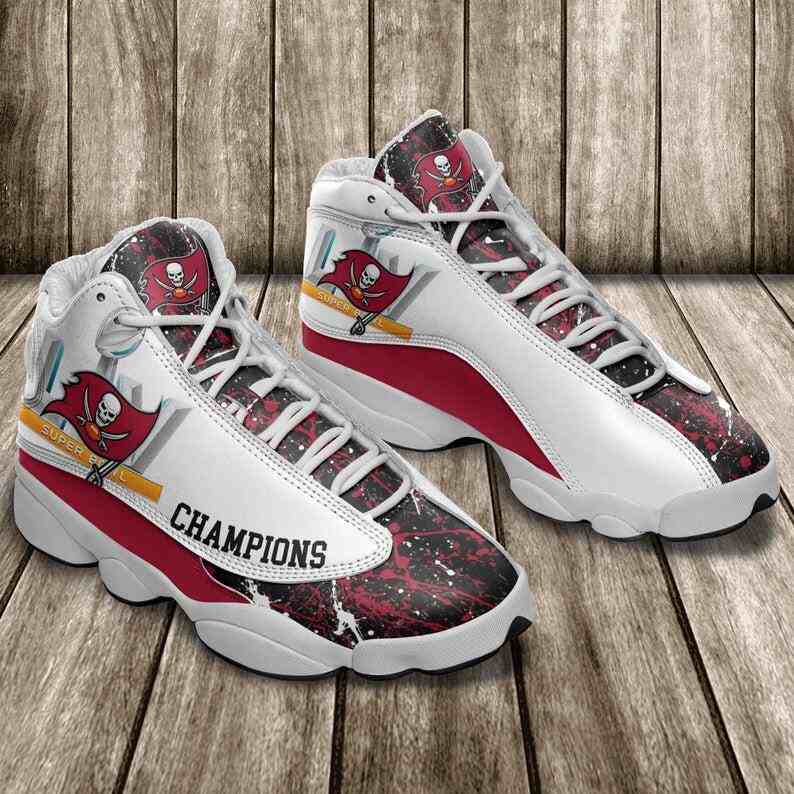 NFL Customized  shoes Tampa Bay Buccaneers Super Bowl LV Limited Edition JD13 Sneakers 003 NFL008F14