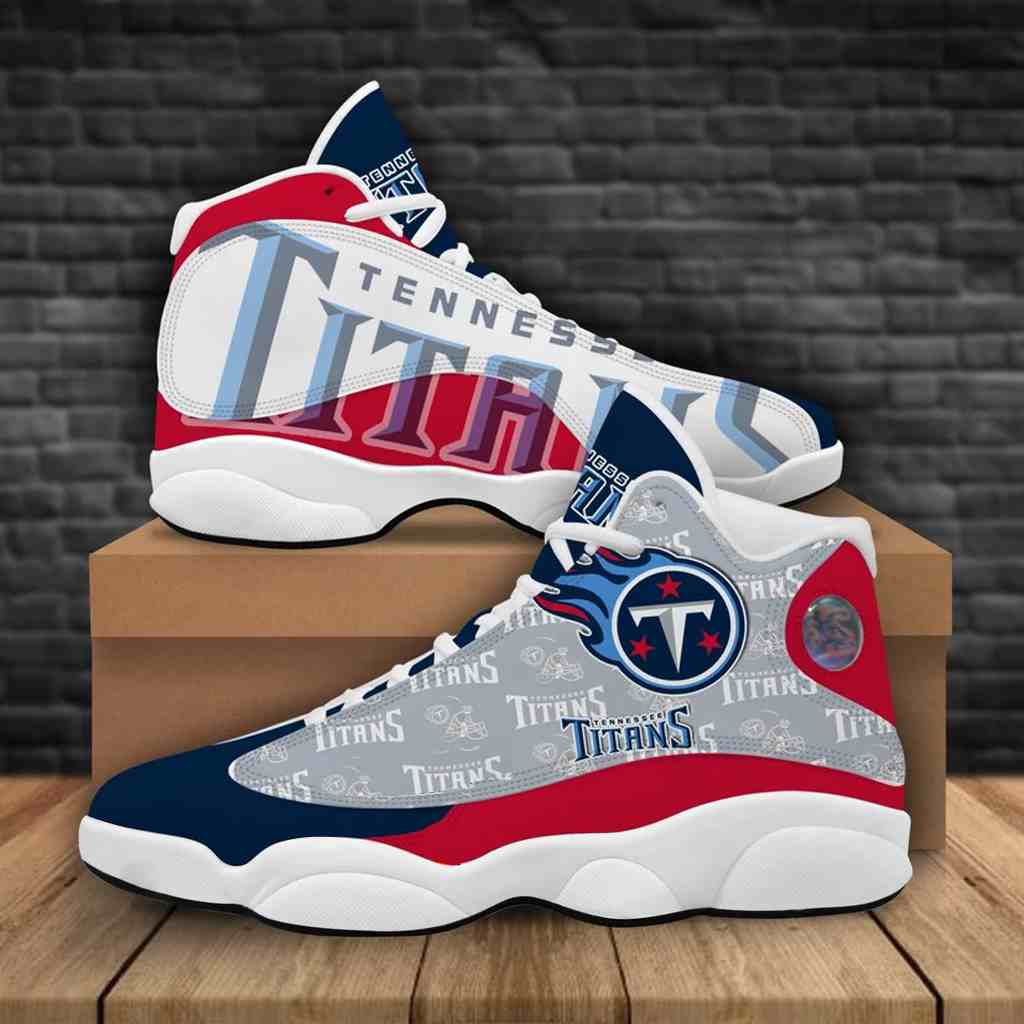 NFL Customized  shoes Tennessee Titans Limited Edition JD13 Sneakers 001