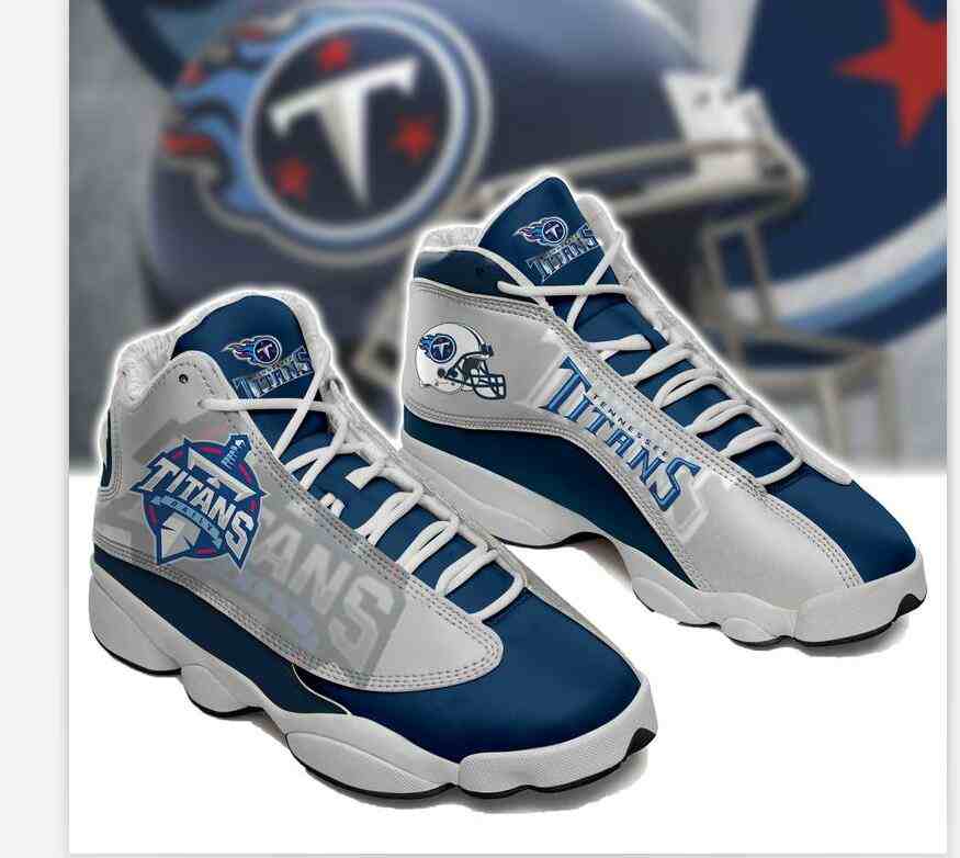 NFL Customized  shoes Tennessee Titans Limited Edition JD13 Sneakers 004