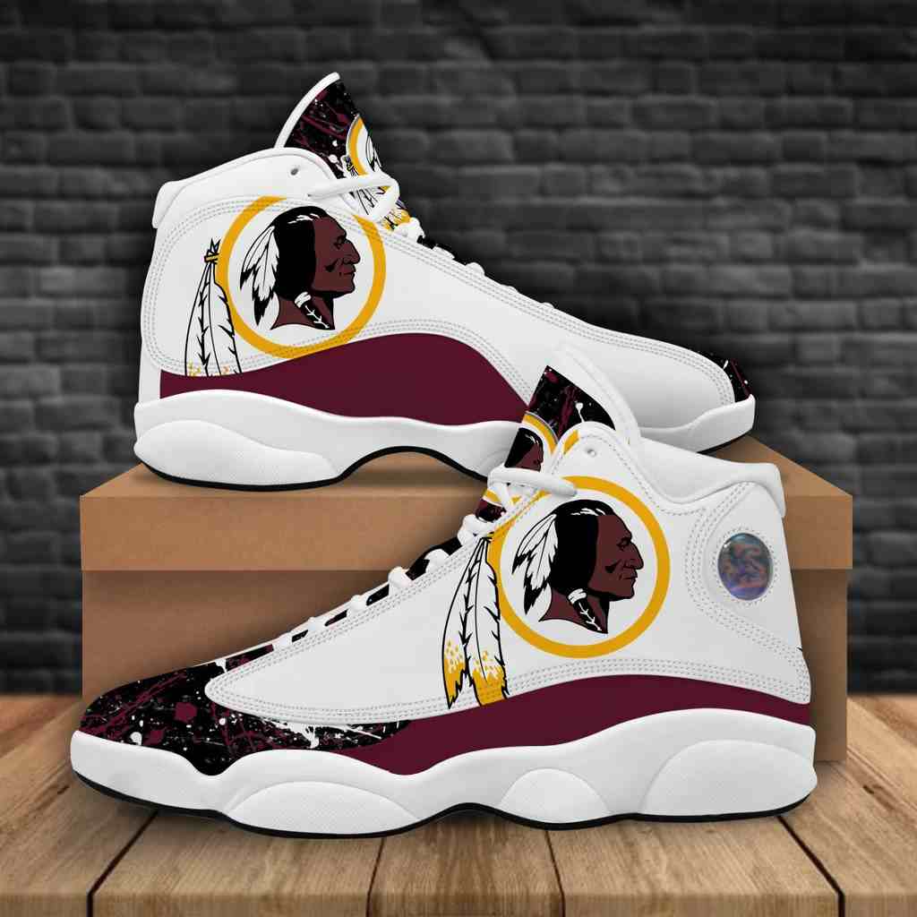 NFL Customized  shoes Washington Football Team Limited Edition JD13 Sneakers 003