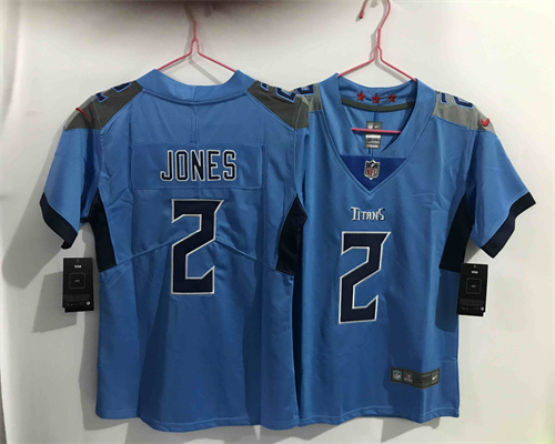 Women Tennessee Titans Julio Jones 2 Light Blue Vapor Untouchable Limited Jersey