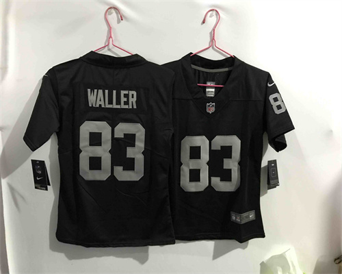 Women Raiders 83 Darren Waller Black Vapor Untouchable Limited Stitched NFL Jersey