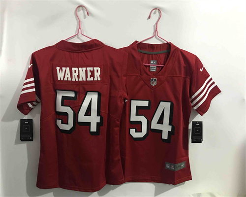 Youth San Francisco 49ers 54 Warner Red Nike Vapor Untouchable Limited 2021 NFL Jersey