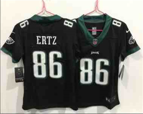 Youth Nike Eagles 86 Zach Ertz Black Vapor Untouchable Player Limited Jersey