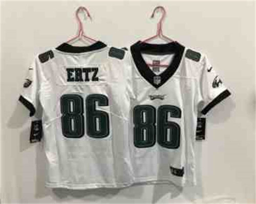 Youth Nike Eagles 86 Zach Ertz White Stitched NFL Vapor Untouchable Limited Jersey