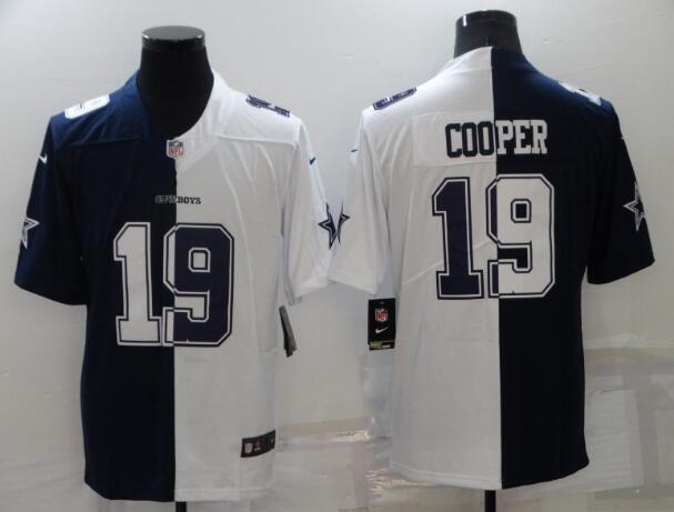 Nike Cowboys 19 Amari Cooper Navy White Split Vapor Untouchable Limited Jersey