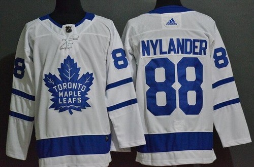 Men's Toronto Maple Leafs #88 William Nylander White Authentitc Jersey