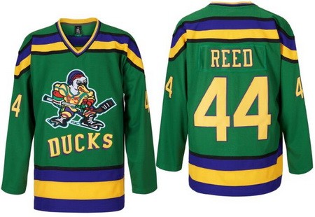 Men's Anaheim Ducks #44 Fulton Reed Green Movie Hockey Jersey