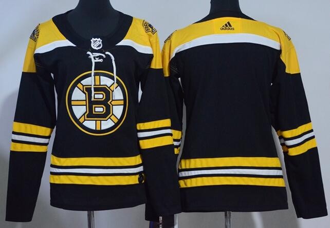 Women's Boston Bruins Blank Black Jersey
