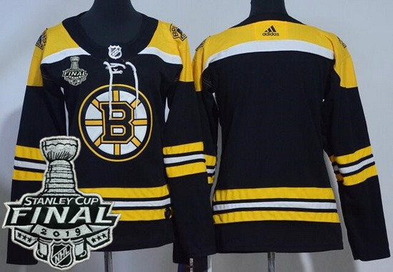 Women's Boston Bruins Blank Black 2019 Stanley Cup Finals Jersey
