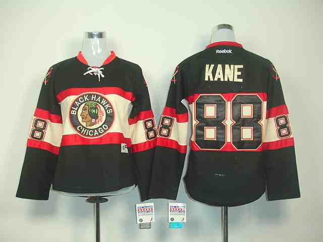 Chicago Blackhawks 88 Kane black women jerseys