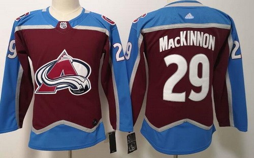 Women's Colorado Avalanche #29 Nathan MacKinnon Red Jersey