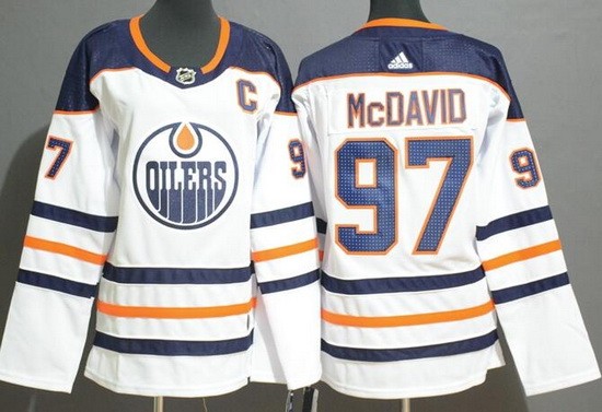 Women's Edmonton Oilers #97 Connor McDavid White Jersey