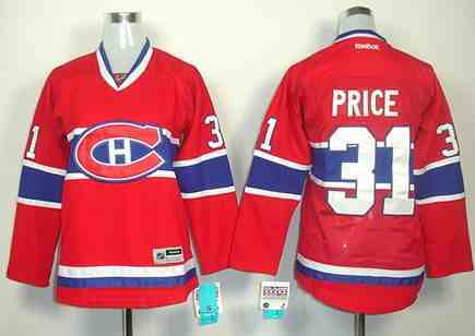 Montréal Canadiens 31 price Red women jerseys