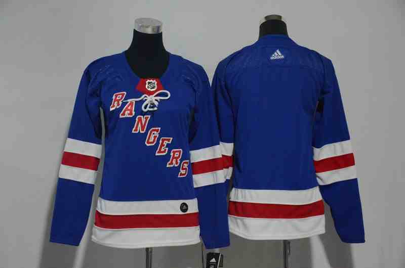 Rangers Blank Blue Women Adidas Jersey