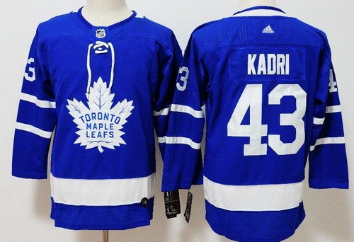 Women's Toronto Maple Leafs #43 Nazem Kadri Blue Jersey