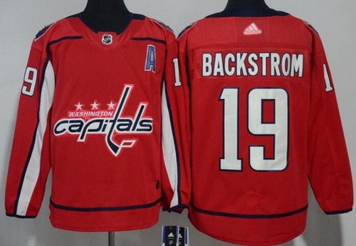 Women's Washington Capitals #19 Nicklas Backstrom Red Jersey