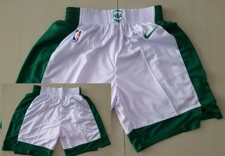 Men's Boston Celtics White 2021 City Swingman Shorts