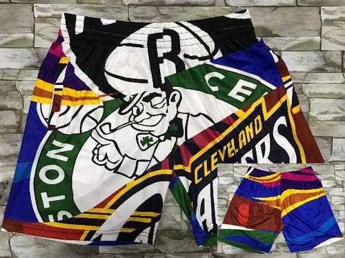 Men's Boston Celtics Colorful Hollywood Classic Printed Shorts
