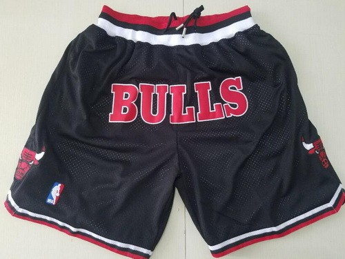 Men's Chicago Bulls Black 1997 Just Don Swingman Shorts