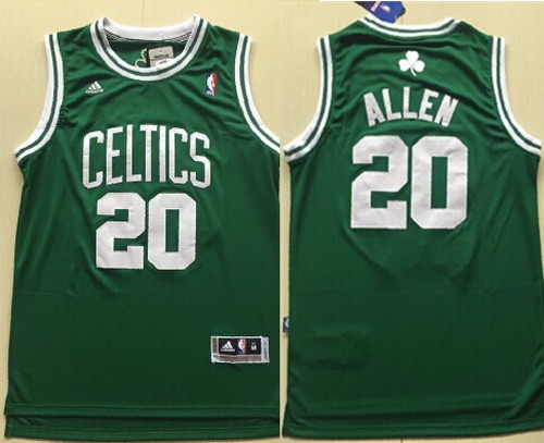 Men's Boston Celtics #20 Ray Allen Green Swingman Jersey
