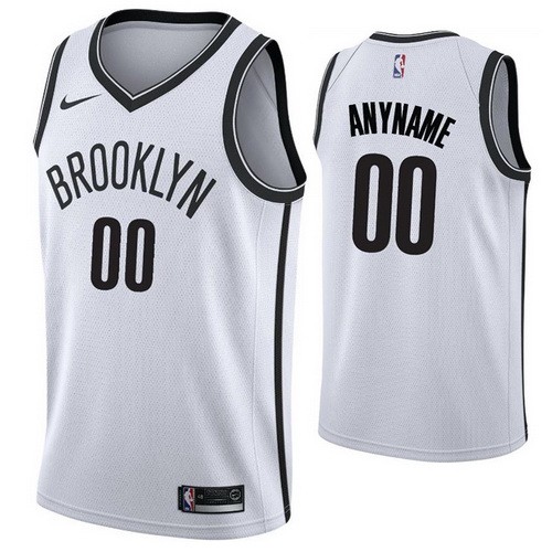 Brooklyn Nets Customized White Icon Swingman Nike Jersey