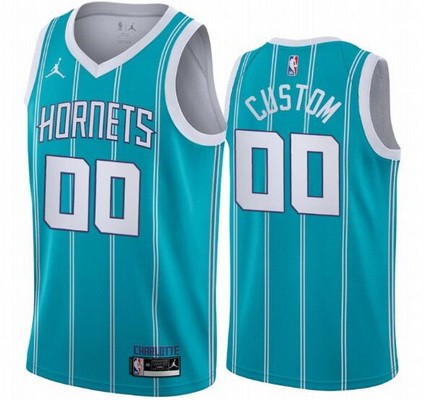 Charlotte Hornets Customized Green 2021 Stitched Swingman Jersey