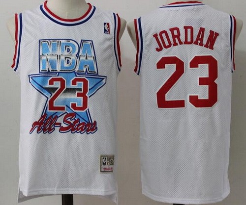 Men's Michael Jordan #23 White 1992 All Star Swingman Jersey