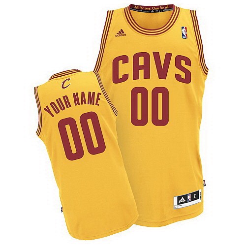 Cleveland Cavaliers Customized Yellow Swingman Adidas Jersey