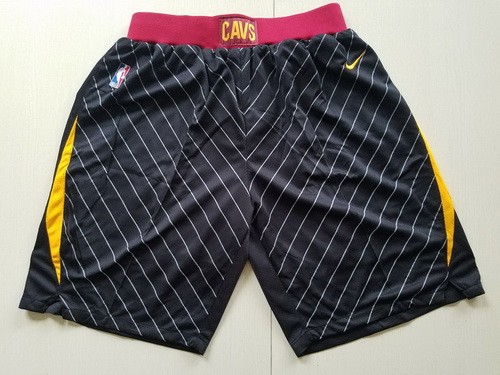 Men's Cleveland Cavaliers Black Nike Swingman Shorts