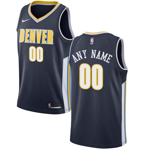 Denver Nuggets Customized Navy Icon Swingman Nike Jersey