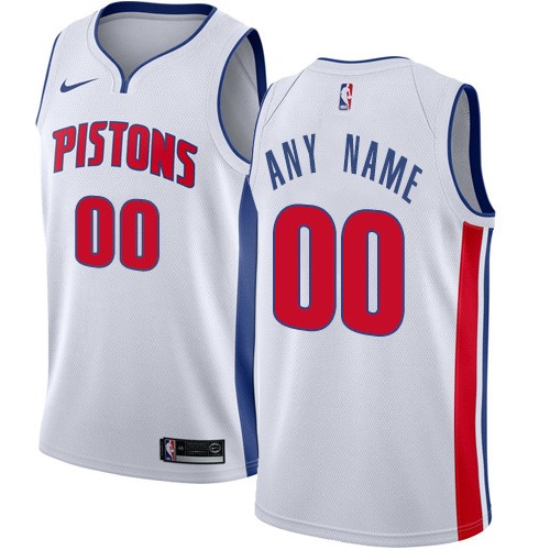 Detroit Pistons Customized White Icon Swingman Nike Jersey