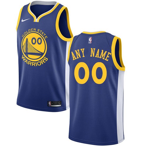 Golden State Warriors Customized Blue Icon Swingman Nike Jersey