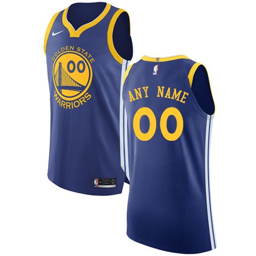 Golden State Warriors Customized Blue Swingman Nike Jersey
