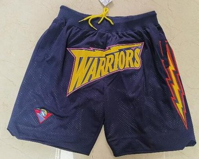 Men's Golden State Warriors Navy Just Don Shorts