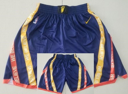 Men's Golden State Warriors Navy 2021 City Swingman Shorts