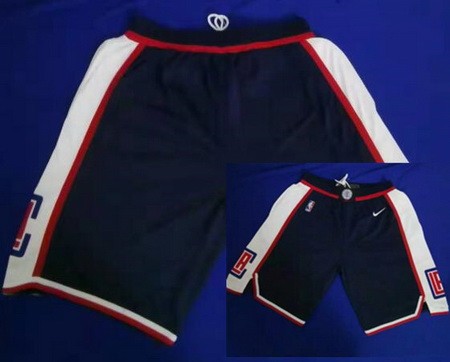 Men's Los Angeles Clippers Navy City Swingman Shorts