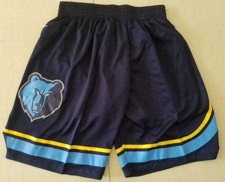 Men's Vancouver Grizzlies Navy Swingman Shorts