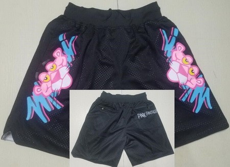 Men's Miami Heat Black Pink Panther Just Don Shorts