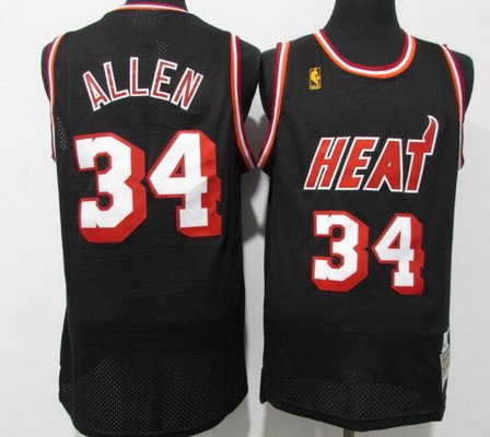 Men's Miami Heat #34 Ray Allen Black 2012 Swingman Jersey
