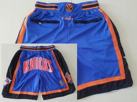 Men's New York Knicks Blue Just Don Swingman Shorts