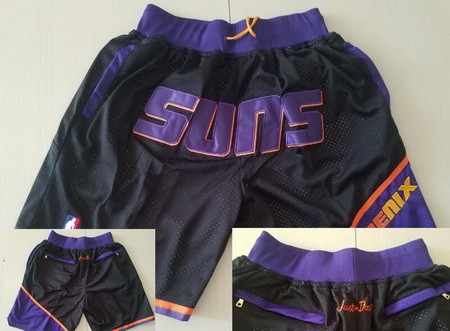 Men's Phoenix Suns Black Just Don Shorts
