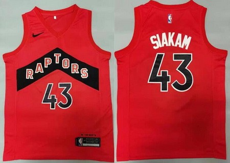 Men's Toronto Raptors #43 Pascal Siakam Red 2021 Icon Swingman Jersey