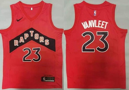 Men's Toronto Raptors #23 Fred VanVleet Red 2021 Icon Swingman Jersey