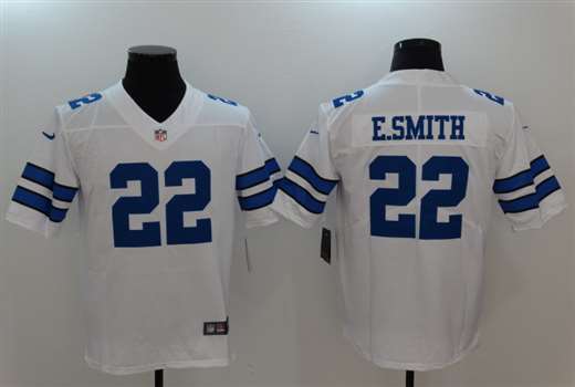Men's Dallas Cowboys #22 Emmitt Smith Limited White Vapor Untouchable Jersey