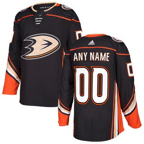Youth Anaheim Ducks Customized Black Authentic Jersey
