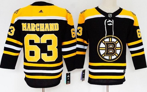 Youth Boston Bruins #63 Brad Marchand Black Jersey