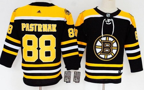 Youth Boston Bruins #88 David Pastrnak Black Jersey